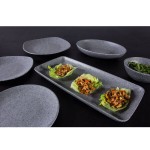 Elite Global Solutions RT62R-GS Tenaya 16 oz. Granite Stone Round Melamine Bowl - 6/Case Elite Global Solutions RT62R-GS Tenaya 16 oz. Granite Stone Round Melamine Bowl - 6/Case