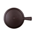 Elite Global Solutions M15RW Fo Bwa Round Faux Hickory Wood Serving Board with Handle - 15 Elite Global Solutions M15RW Fo Bwa Round Faux Hickory Wood Serving Board with Handle - 15