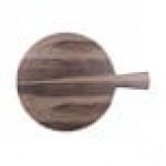 Elite Global Solutions M15RW Fo Bwa Round Faux Hickory Wood Serving Board with Handle - 15 Elite Global Solutions M15RW Fo Bwa Round Faux Hickory Wood Serving Board with Handle - 15