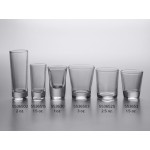 Acopa 2.5 oz. Customizable Shot Glass - 12/Case