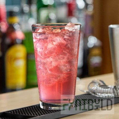 Libbey Restaurant Basics 16 oz. Customizable Rim Tempered Mixing Glass / Pint Glass - 24/Case