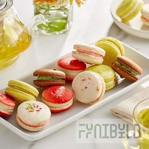 Macaron Centrale Vegan Specialty Macaron Variety Pack - 48/Case