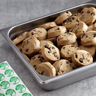 Rich's Jacqueline 1.5 oz. Vegan Chocolate Chip Cookie Dough - 210/Case