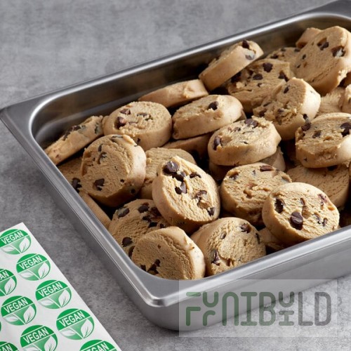 Rich's Jacqueline 1.5 oz. Vegan Chocolate Chip Cookie Dough - 210/Case