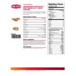 Rich's Jacqueline 1.5 oz. Vegan Chocolate Chip Cookie Dough - 210/Case
