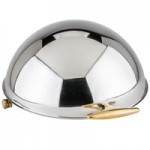 Acopa Supreme 6.5 Qt. Round Chrome Accent Roll Top Chafer Acopa Supreme 6.5 Qt. Round Chrome Accent Roll Top Chafer