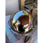 Acopa Supreme 6.5 Qt. Round Chrome Accent Roll Top Chafer Acopa Supreme 6.5 Qt. Round Chrome Accent Roll Top Chafer