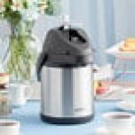 Acopa 2.2 Liter Stainless Steel Lined Airpot with Metal Lever