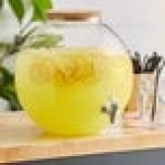 Acopa 5 Gallon Fishbowl Beverage Dispenser with Cork Lid Acopa 5 Gallon Fishbowl Beverage Dispenser with Cork Lid