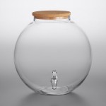 Acopa 5 Gallon Fishbowl Beverage Dispenser with Cork Lid Acopa 5 Gallon Fishbowl Beverage Dispenser with Cork Lid