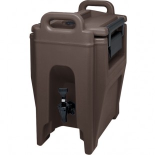 Cambro UC250131 Ultra Camtainer® 2.75 Gallon Dark Brown Insulated Beverage Dispenser