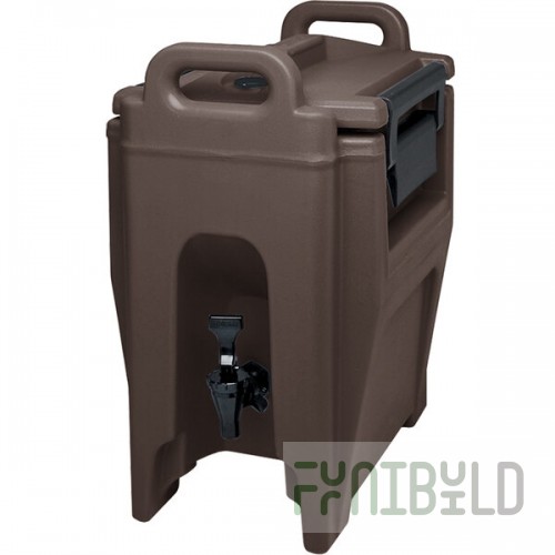 Cambro UC250131 Ultra Camtainer® 2.75 Gallon Dark Brown Insulated Beverage Dispenser