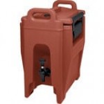 Cambro UC250131 Ultra Camtainer® 2.75 Gallon Dark Brown Insulated Beverage Dispenser