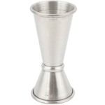 Barfly® M37001 20 mL & 40 mL (0.68 oz. & 1.35 oz.) Stainless Steel Japanese Style Jigger Barfly® M37001 20 mL & 40 mL (0.68 oz. & 1.35 oz.) Stainless Steel Japanese Style Jigger