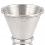 Barfly® M37001 20 mL & 40 mL (0.68 oz. & 1.35 oz.) Stainless Steel Japanese Style Jigger Barfly® M37001 20 mL & 40 mL (0.68 oz. & 1.35 oz.) Stainless Steel Japanese Style Jigger