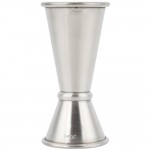 Barfly® M37001 20 mL & 40 mL (0.68 oz. & 1.35 oz.) Stainless Steel Japanese Style Jigger Barfly® M37001 20 mL & 40 mL (0.68 oz. & 1.35 oz.) Stainless Steel Japanese Style Jigger
