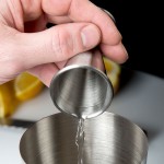 Barfly® M37001 20 mL & 40 mL (0.68 oz. & 1.35 oz.) Stainless Steel Japanese Style Jigger Barfly® M37001 20 mL & 40 mL (0.68 oz. & 1.35 oz.) Stainless Steel Japanese Style Jigger
