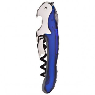 Franmara 3161-06 Double Power Waiter's Corkscrew with Translucent Blue Handle
