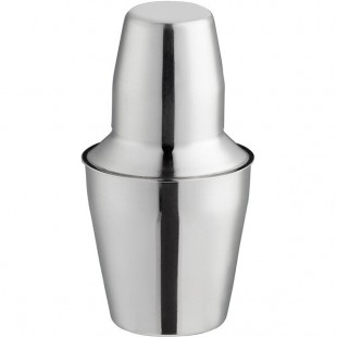American Metalcraft CSJ108 8 oz. Stainless Steel 3-Piece Cocktail Shaker