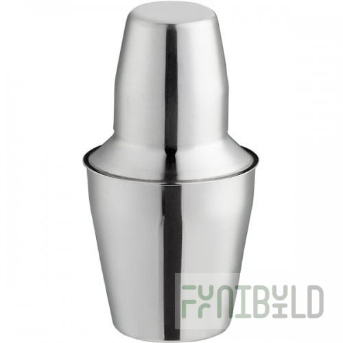 American Metalcraft CSJ108 8 oz. Stainless Steel 3-Piece Cocktail Shaker