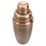 Barfly® M37038GD 17 oz. Gold-Plated Heavy Weight 3-Piece Cobbler Cocktail Shaker