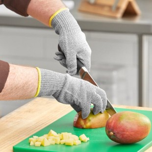 Ansell HyFlex® 74-048 Gray Medium-Duty A4 Level Cut-Resistant Uncoated Knitted Glove with Dyneema Liner - Extra-Large
