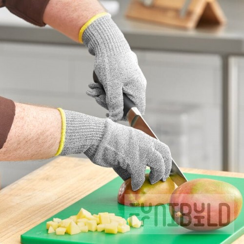 Ansell HyFlex® 74-048 Gray Medium-Duty A4 Level Cut-Resistant Uncoated Knitted Glove with Dyneema Liner - Extra-Large