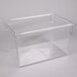Cambro 182615CW135 Clear Camwear® Clear Polycarbonate Food Storage Box 26
