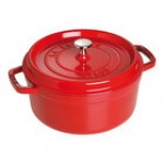 Staub 4 Qt. Black Enameled Cast Iron Dutch Oven 1003195