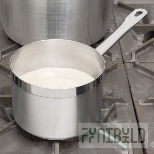 Vollrath 3702 Centurion 2.25 Qt. Stainless Steel Sauce Pan with Aluminum-Clad Bottom