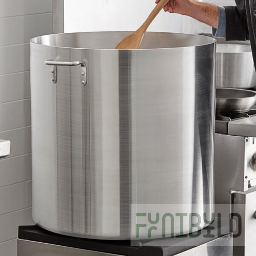 Choice 160 Qt. Heavy Weight Aluminum Stock Pot