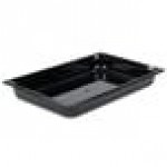 Vollrath 8002420 Super Pan® Full Size Black Polycarbonate Food Pan - 2 1/2
