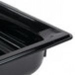 Vollrath 8002420 Super Pan® Full Size Black Polycarbonate Food Pan - 2 1/2