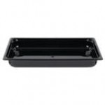 Vollrath 8002420 Super Pan® Full Size Black Polycarbonate Food Pan - 2 1/2