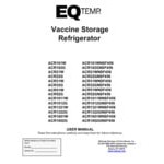 Summit Appliance ACR21W EQTemp ACR Series 1.94 Cu. Ft. White / Blue Compact Reach-In Medical Refrigerator - 115V Summit Appliance ACR21W EQTemp ACR Series 1.94 Cu. Ft. White / Blue Compact Reach-In Medical Refrigerator - 115V