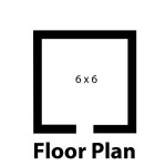 NorlakeFTB8466-CX Fast Trak 6' x 6' x 8' 4