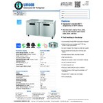 Hoshizaki UR60B-01 Steelheart 60 Hoshizaki UR60B-01 Steelheart 60