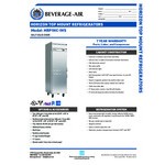 Beverage-Air HRP1HC-1HS Horizon Series 26