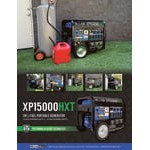 DuroMax XP15000HXT HXT Series 670 CC Tri Fuel Portable Generator with CO Alert - 15,000 / 12,000W, 120V/240V DuroMax XP15000HXT HXT Series 670 CC Tri Fuel Portable Generator with CO Alert - 15,000 / 12,000W, 120V/240V