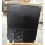 Scratch and Dent Avantco UDD-2-HC Black Kegerator / Beer Dispenser with (1) 2 Tap Tower - (2) 1/2 Keg Capacity