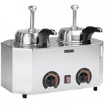 Paragon 2029A Pro-Deluxe Dual 4 Qt. Warmer with 2 Insets, 2 Lids, and 2 Ladles - 120V, 1000W Paragon 2029A Pro-Deluxe Dual 4 Qt. Warmer with 2 Insets, 2 Lids, and 2 Ladles - 120V, 1000W
