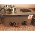 Paragon 2029A Pro-Deluxe Dual 4 Qt. Warmer with 2 Insets, 2 Lids, and 2 Ladles - 120V, 1000W Paragon 2029A Pro-Deluxe Dual 4 Qt. Warmer with 2 Insets, 2 Lids, and 2 Ladles - 120V, 1000W
