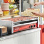 Avantco RG1850NS 50 Hot Dog Roller Grill with 11 Non-Stick Rollers - 120V, 1460W Avantco RG1850NS 50 Hot Dog Roller Grill with 11 Non-Stick Rollers - 120V, 1460W