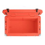 CaterGator CG65CLW Coral 65 Qt. Mobile Rotomolded Outdoor Cooler / Ice Chest