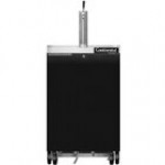 Continental Refrigerator KC24N Single Tap Kegerator Beer Dispenser - Black, (1) 1/2 Keg Capacity Continental Refrigerator KC24N Single Tap Kegerator Beer Dispenser - Black, (1) 1/2 Keg Capacity