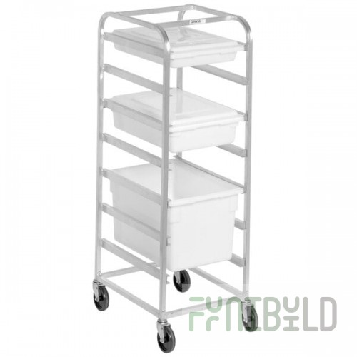 Channel PBA707 7 Box Mobile Aluminum Food Box Rack
