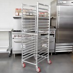 Winholt AL-1820BKD/HD 20 Pan End Load Aluminum Bun / Sheet Pan Rack - Unassembled