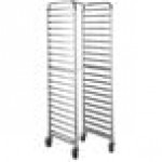 Winholt AL-1820BKD/HD 20 Pan End Load Aluminum Bun / Sheet Pan Rack - Unassembled