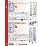 Winholt AL-1820BKD/HD 20 Pan End Load Aluminum Bun / Sheet Pan Rack - Unassembled
