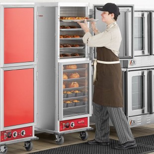 Avantco HTI-1836DC Full Size Insulated Heated Holding Cabinet with Clear Dutch Doors - 120V Avantco HTI-1836DC Full Size Insulated Heated Holding Cabinet with Clear Dutch Doors - 120V
